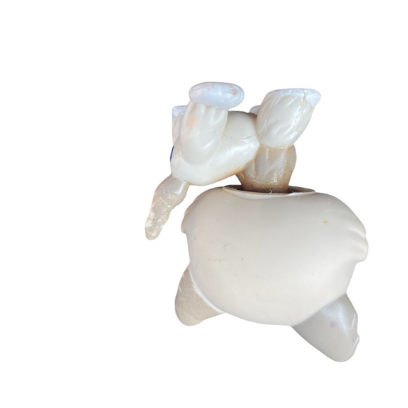 Authentic Littlest Pet Shop LPS #1817 Siberian HUSKY Cream White Dog Purple Eyes - Picture 5 of 7